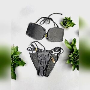Womens Small Black Bikini